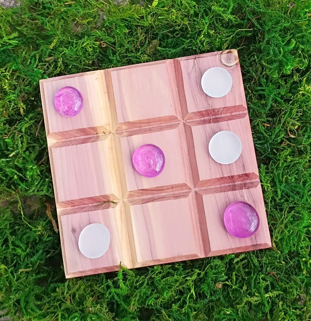 Tic Tac Toe Board - Eastern Red Cedar