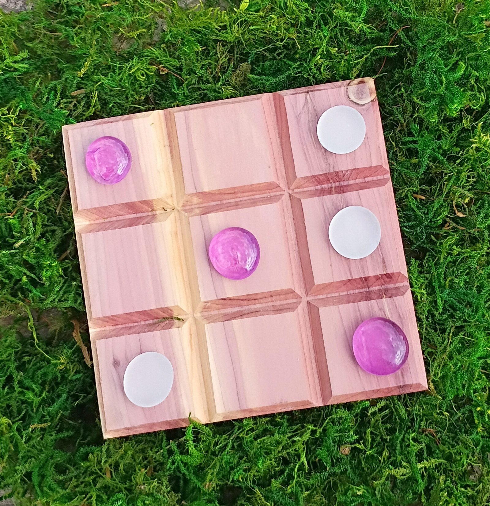 Tic Tac Toe Board - Eastern Red Cedar